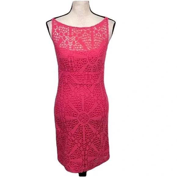 Trina Turk | Dresses | Trina Turk Pink Crochet Lace Shift Dress | Poshmark Trina Turk | Dresses | Trina Turk Pink Crochet Lace Shift Dress | Poshmark